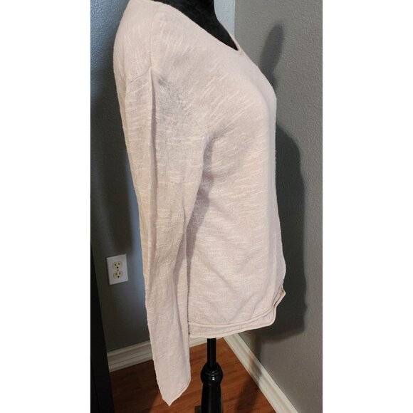 J. Jill Women's Sweater Top Long Sleeve Lightweight Knit Small Tan - Picture 2 of 9